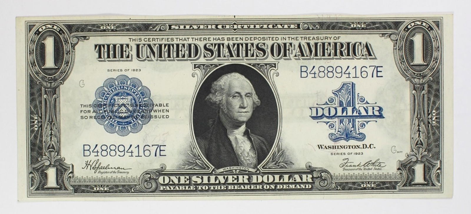 1923 $1.00 SILVER CERTIFICATE (1 of 2)