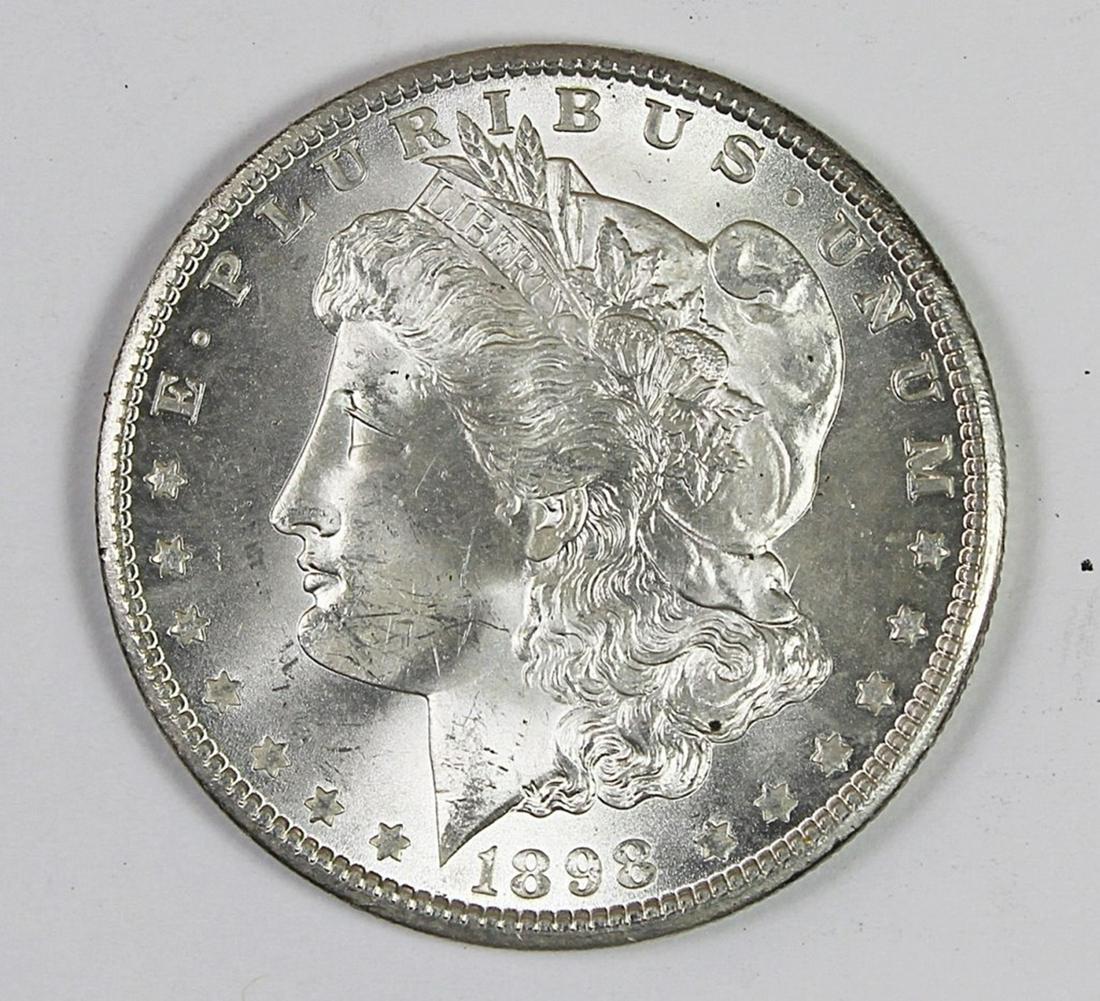 1898-O MORGAN SILVER DOLLAR (1 of 2)