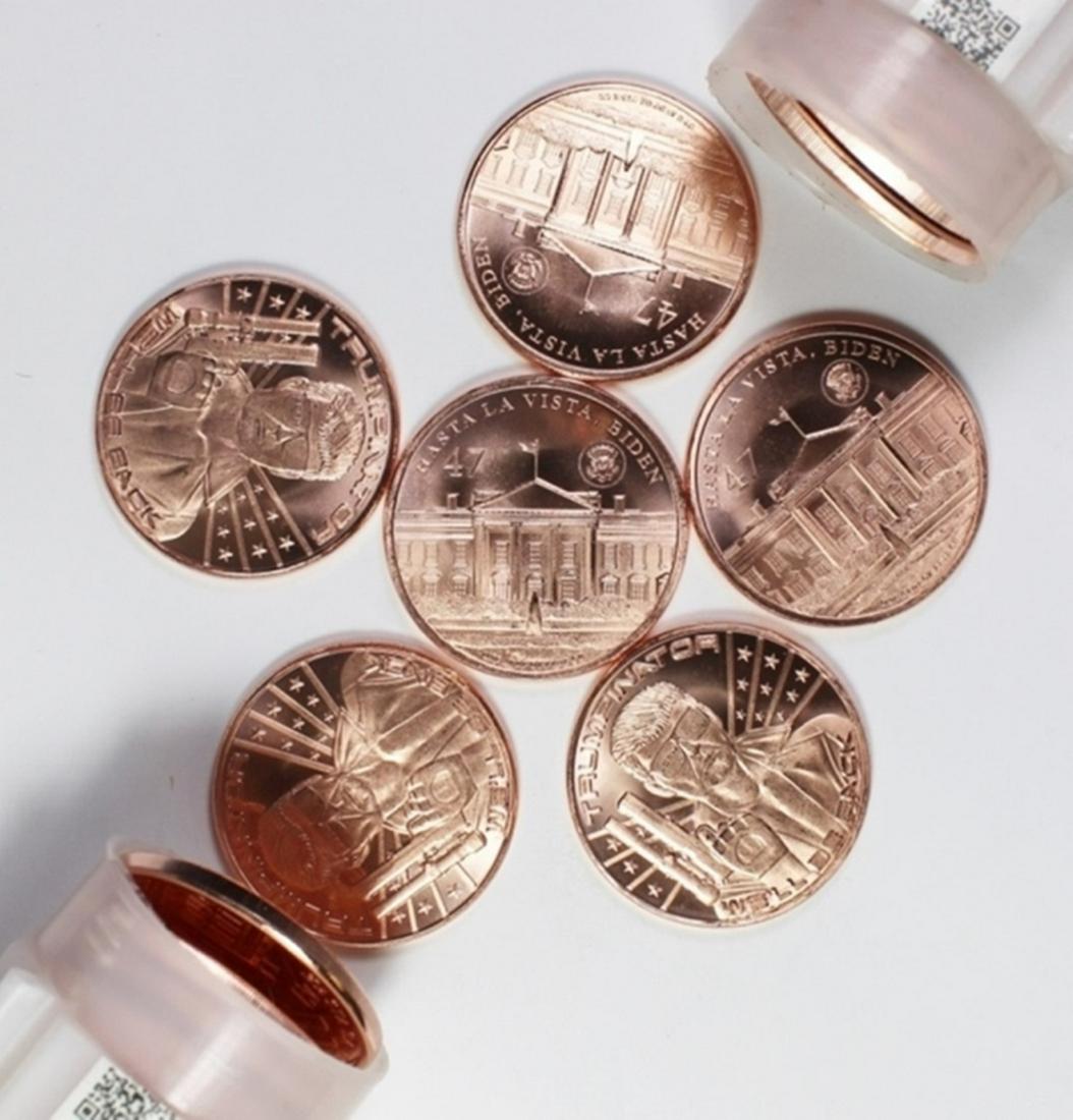 (40) "TRUMPINATOR" COPPER ROUNDS (1 of 2)