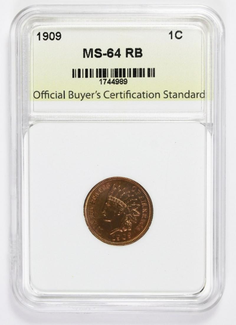 1909 INDIAN CENT (1 of 2)