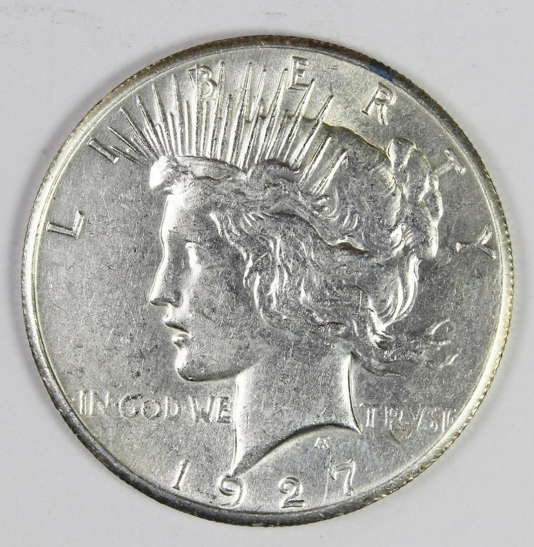 1927 PEACE SILVER DOLLAR (1 of 2)