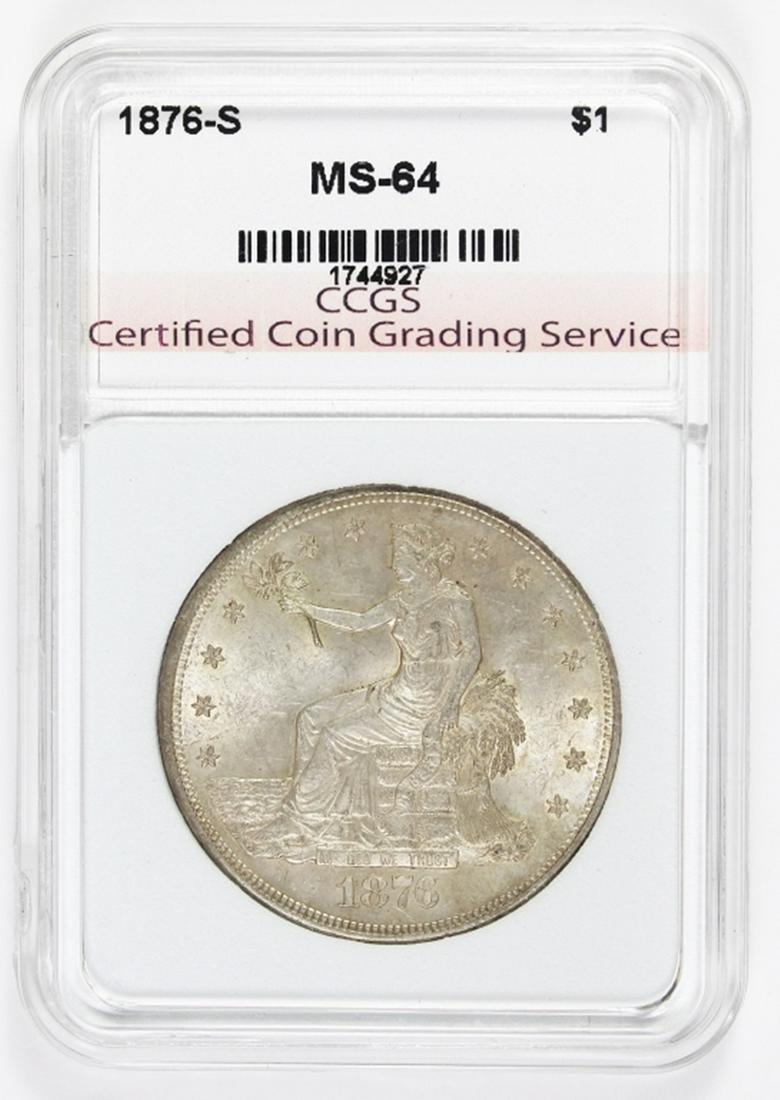 1876-S TRADE DOLLAR (1 of 2)