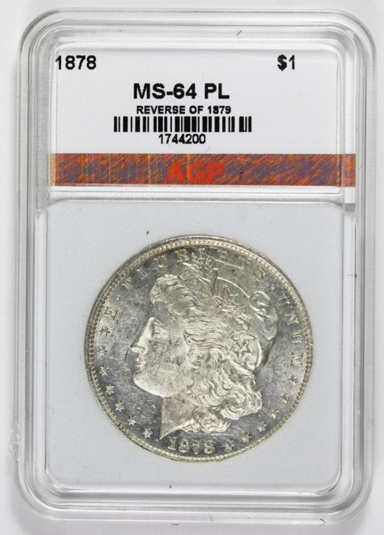 1878 REVERSE OF 1879 MORGAN SILVER DOLLAR (1 of 2)