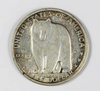 1936-S BAY BRIDGE HALF DOLLAR: AU. ESTIMATE: $120-$150