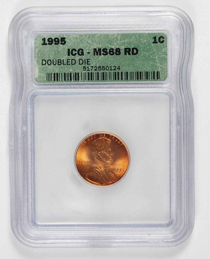 1995 DOUBLE DIE LINCOLN CENT (1 of 2)