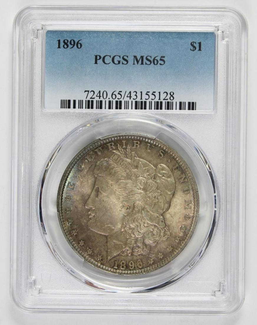 1896 MORGAN SILVER DOLLAR (1 of 2)