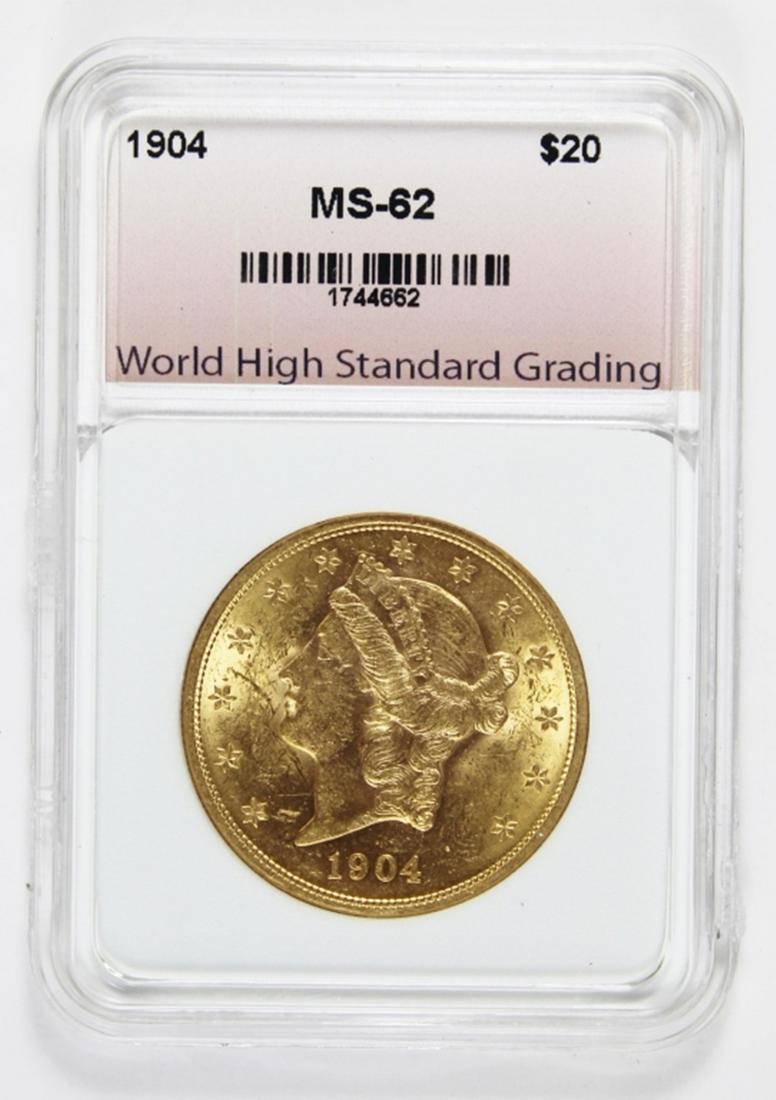 1904 $20 LIBERTY GOLD (1 of 2)
