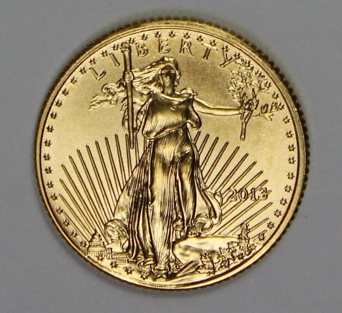 2013 1/10 OZ AMERICAN GOLD EAGLE (1 of 2)