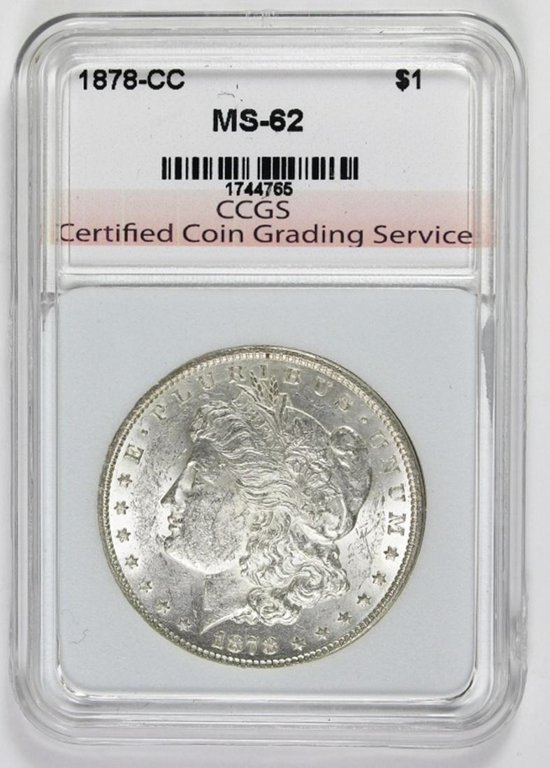1878-CC MORGAN SILVER DOLLAR (1 of 2)