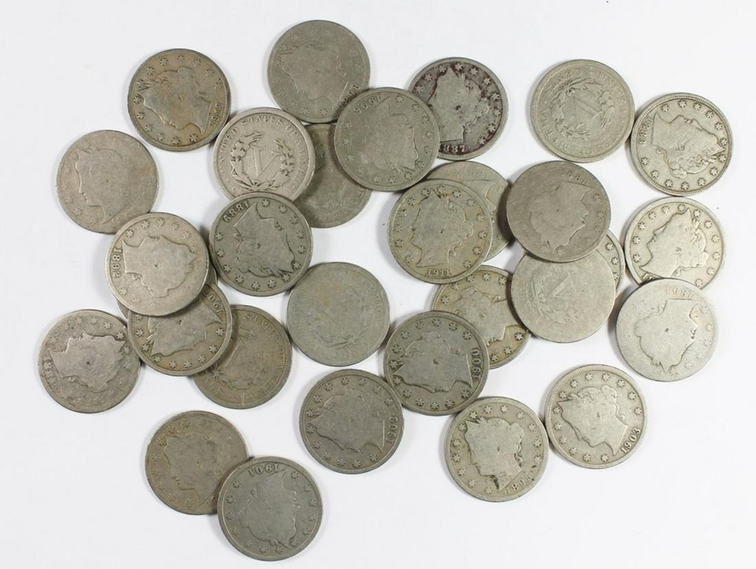 LIBERTY "V" NICKEL PARTIAL SET (1 of 1)