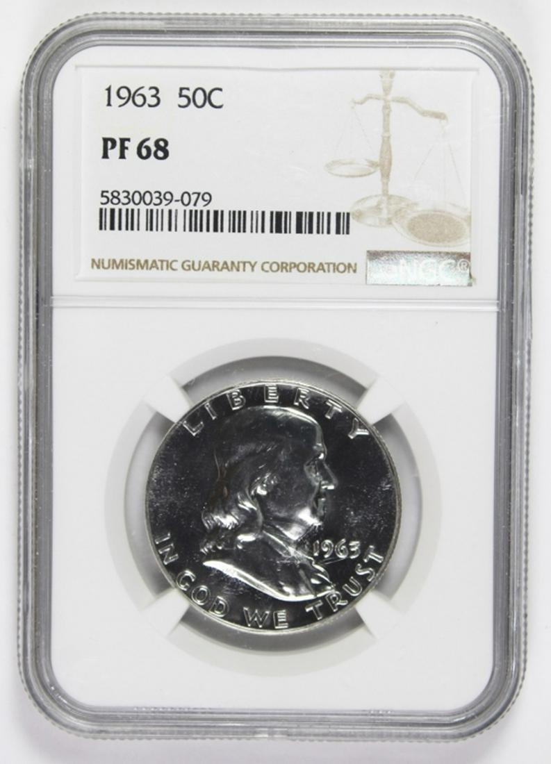 1963 FRANKLIN HALF DOLLAR (1 of 2)