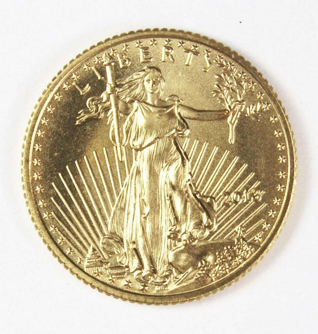 2013 1/10 OZ AMERICAN GOLD EAGLE (1 of 2)