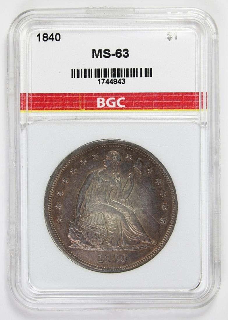 1840 SEATED DOLLAR (1 of 2)