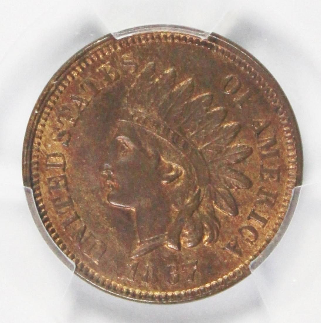 1867 INDIAN CENT (1 of 4)