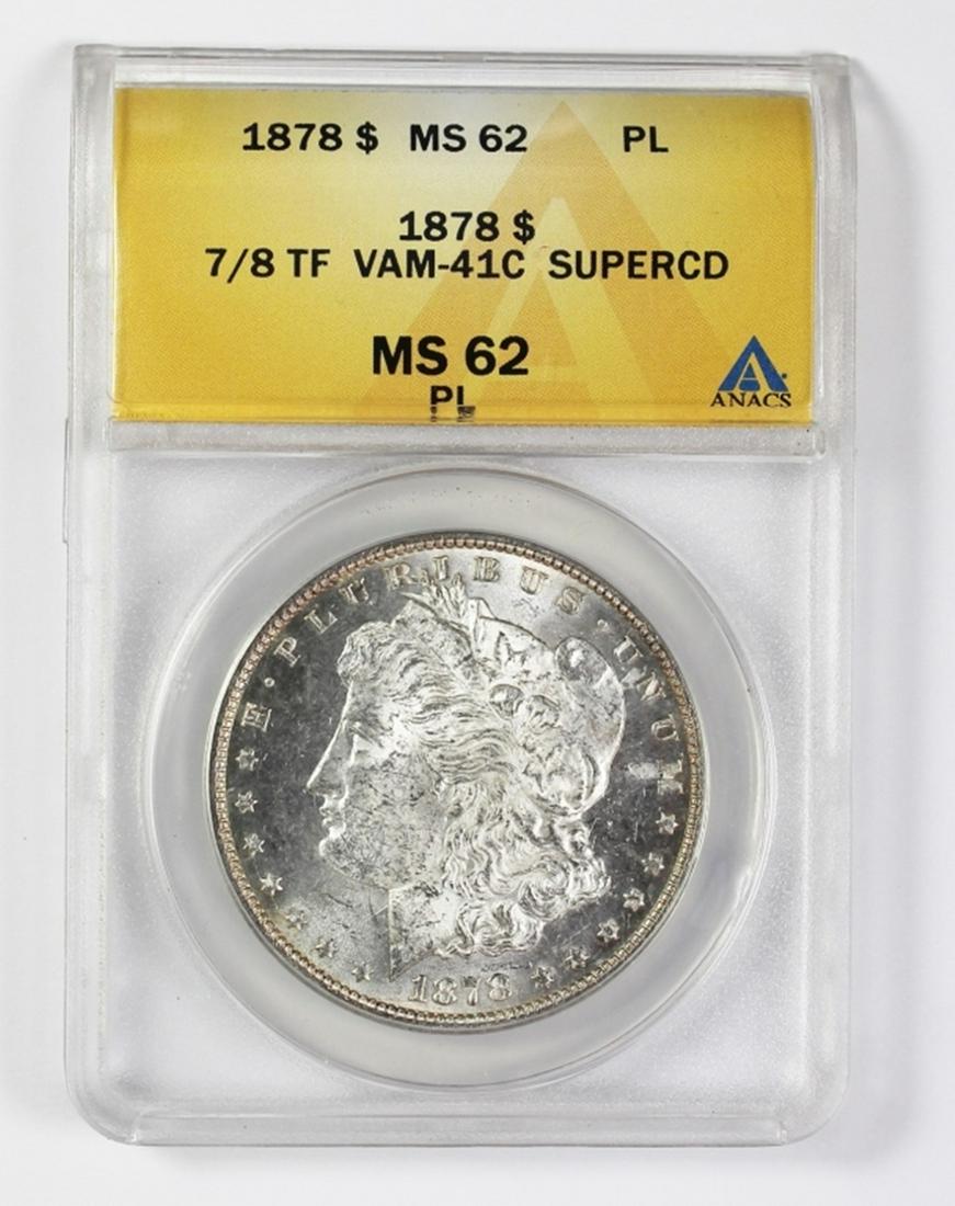 1878 7/8F MORGAN SILVER DOLLAR (1 of 2)