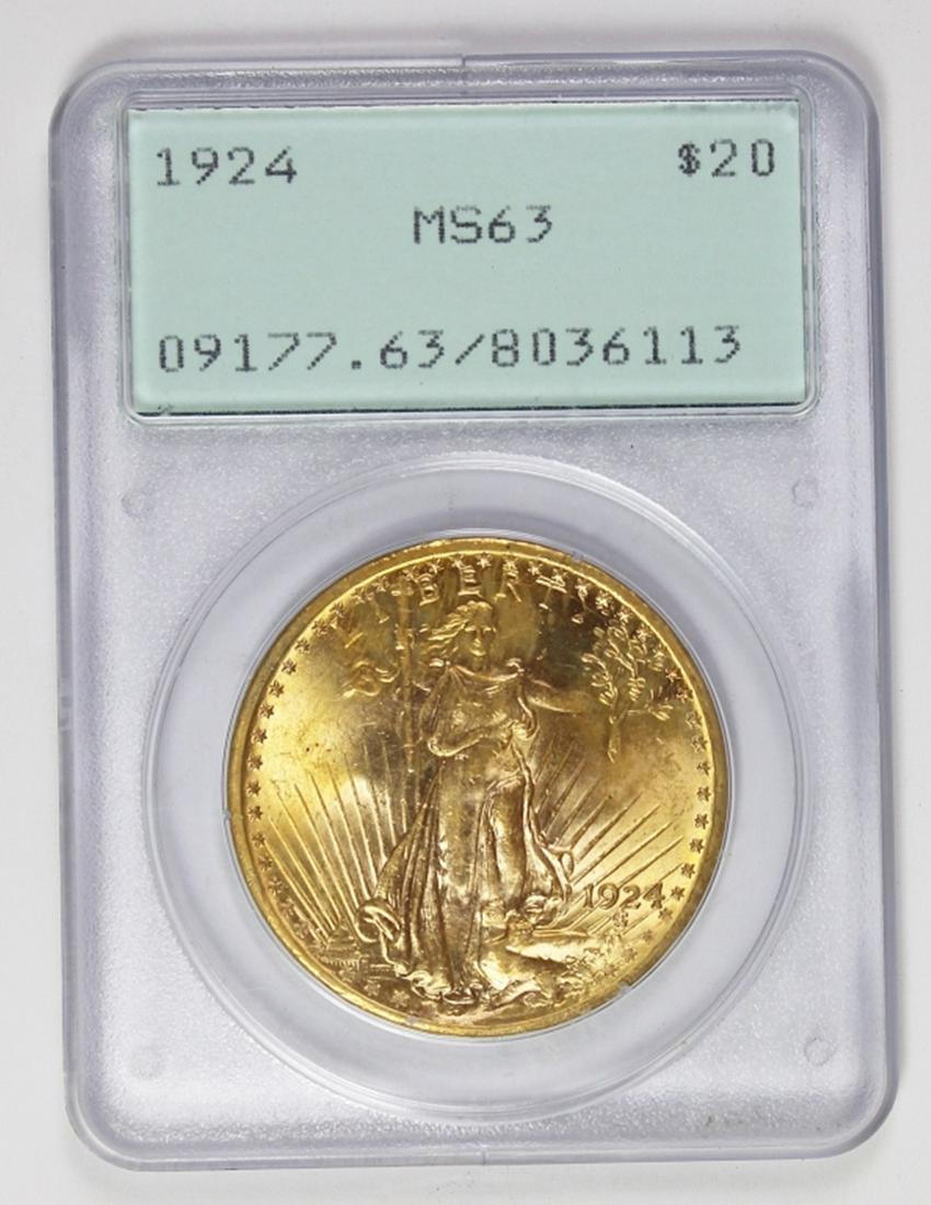 1924 $20 ST GAUDEN'S GOLD (1 of 2)