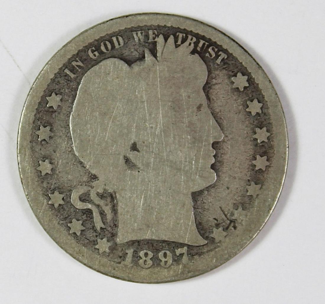 1897-S BARBER QUARTER (1 of 2)