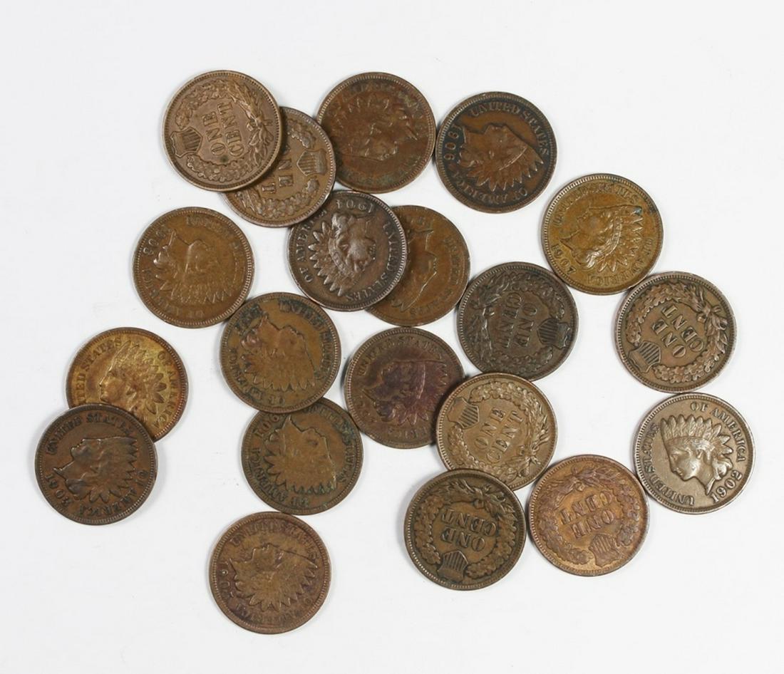 (20) INDIAN CENTS (1 of 1)