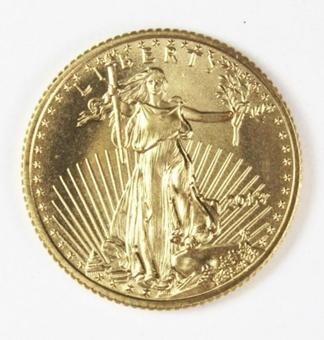1/10 OZ 2013 GOLD AMERICAN EAGLE (1 of 2)