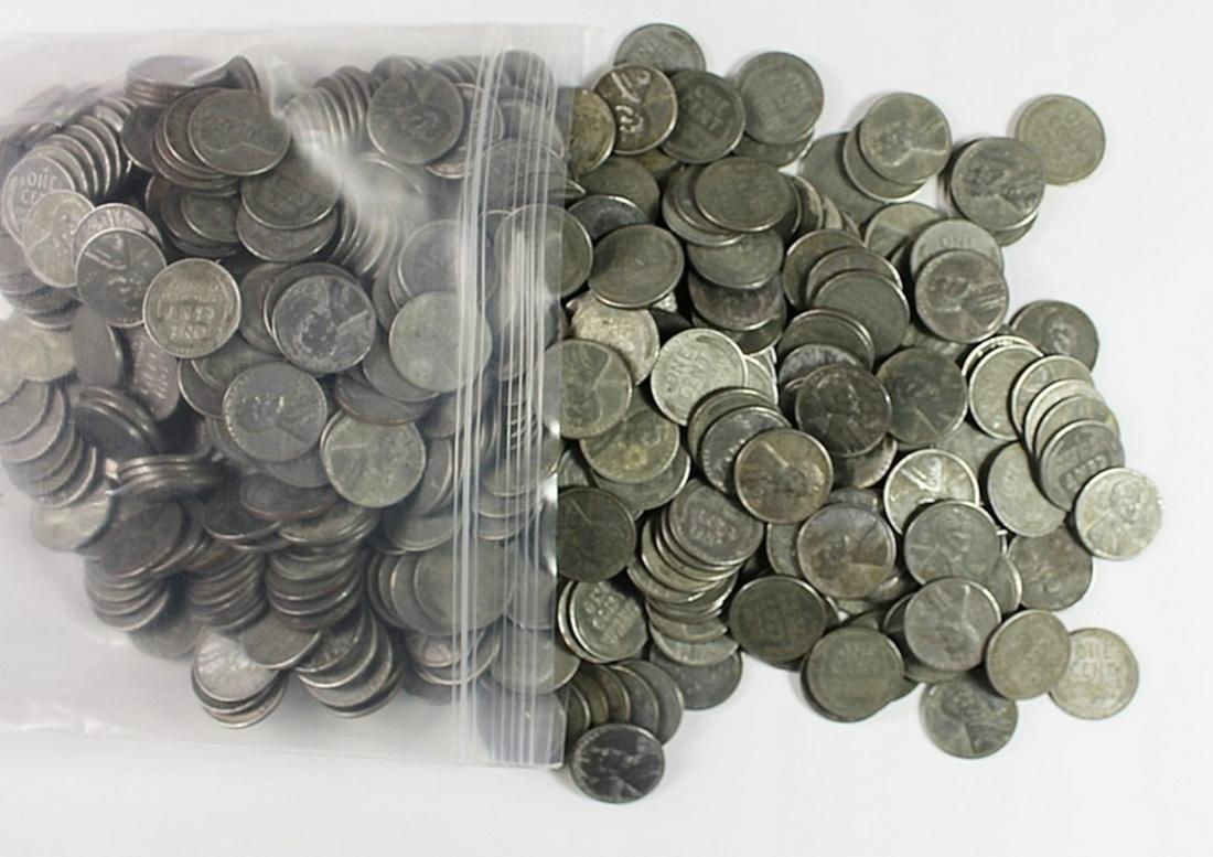 (500) VERY NICE 1943 STEEL CENTS (1 of 1)