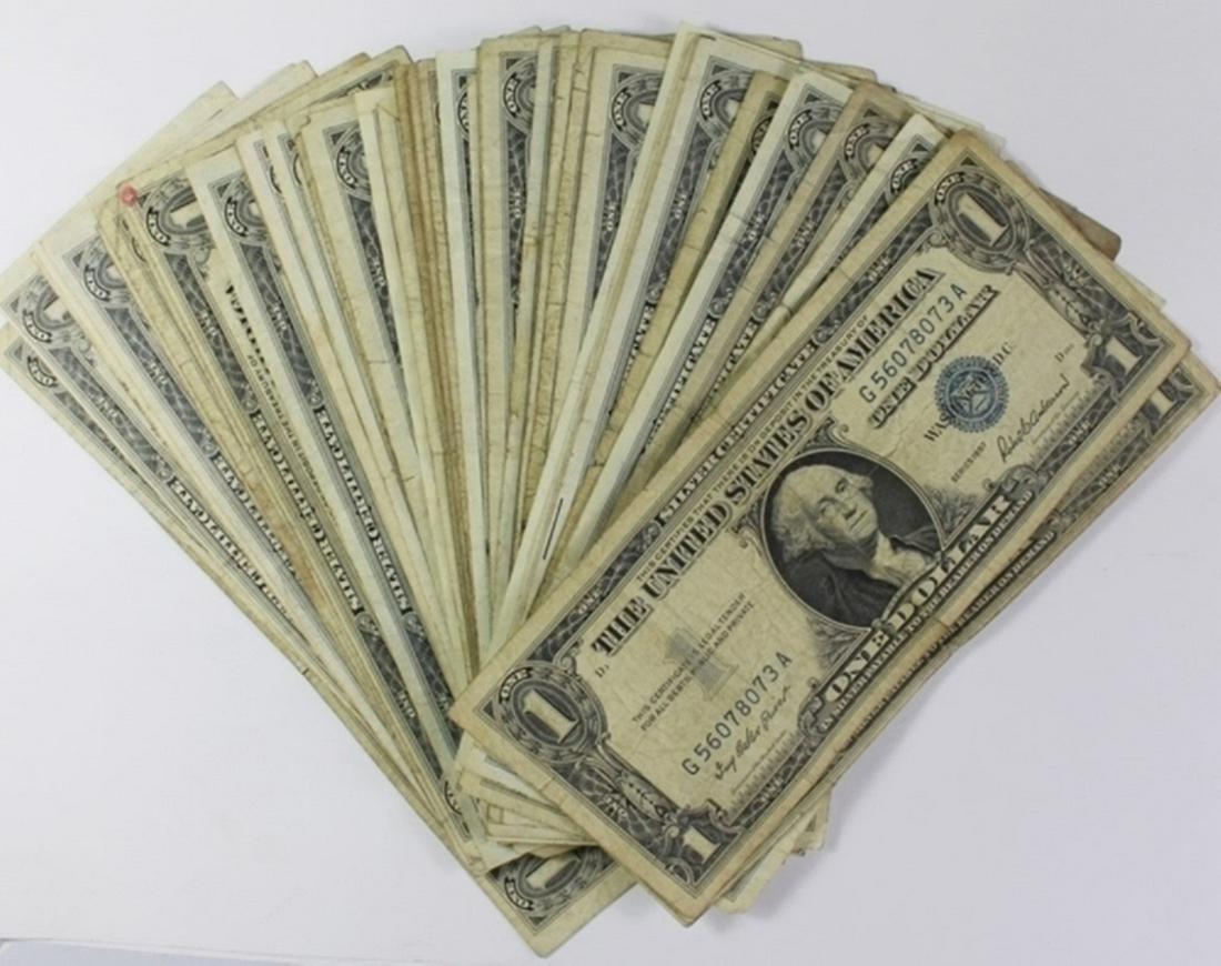 (50) $1.00 SILVER CERTIFICATES (1 of 1)
