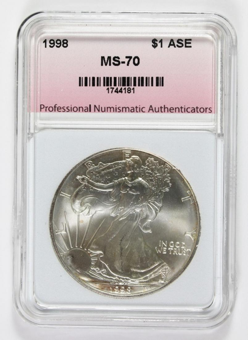 1998 AMERICAN SILVER EAGLE (1 of 3)