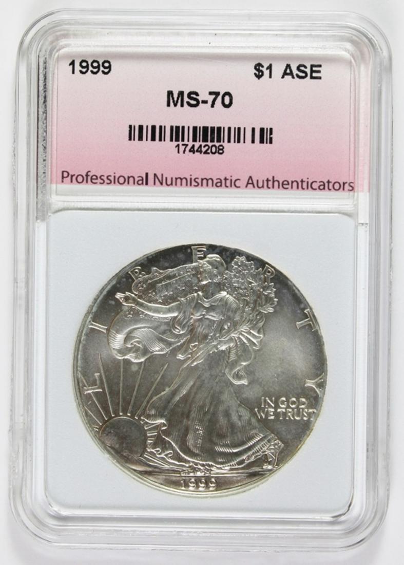 1999 AMERICAN SILVER EAGLE (1 of 3)
