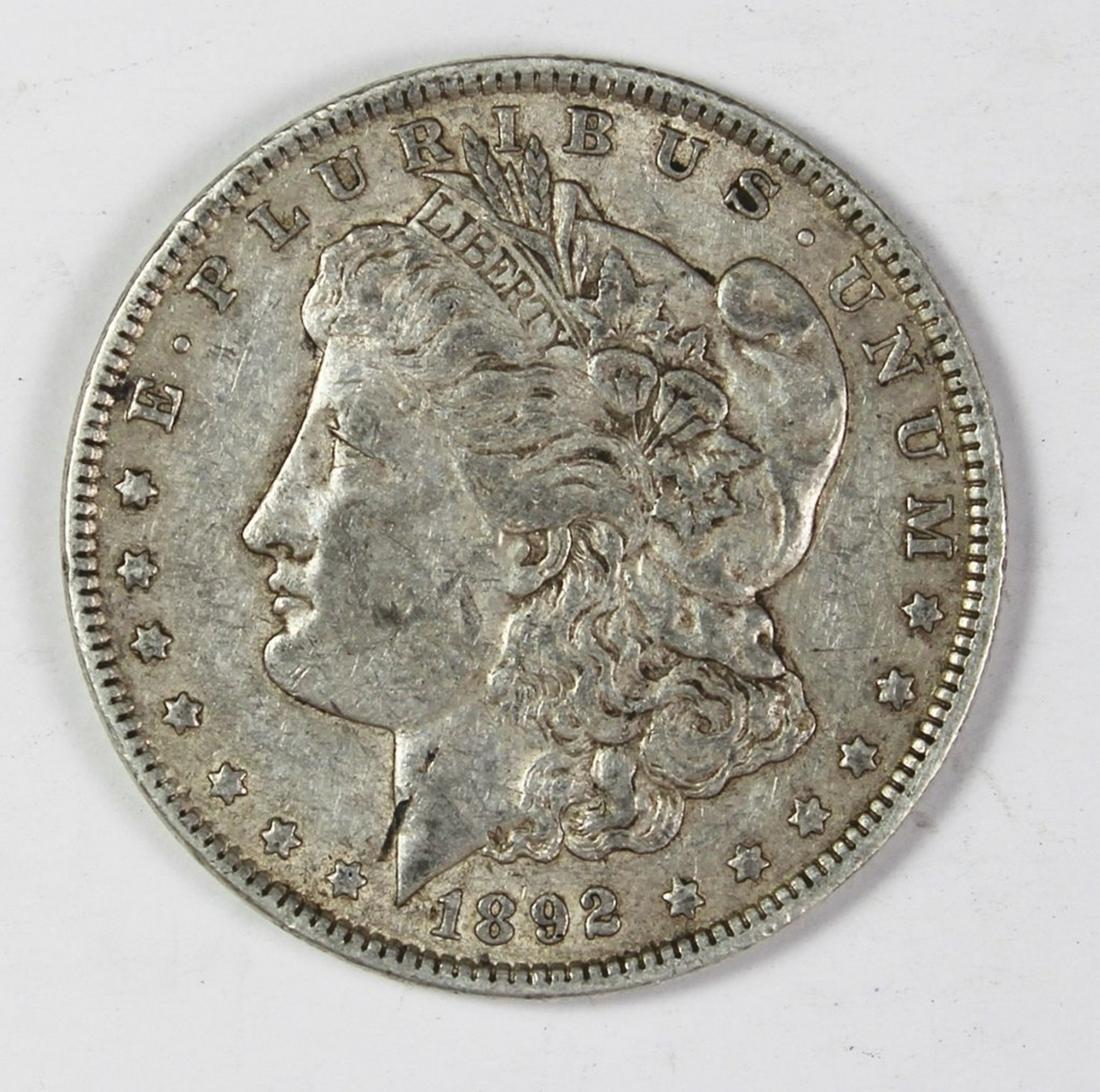 1892 MORGAN SILVER DOLLAR (1 of 2)