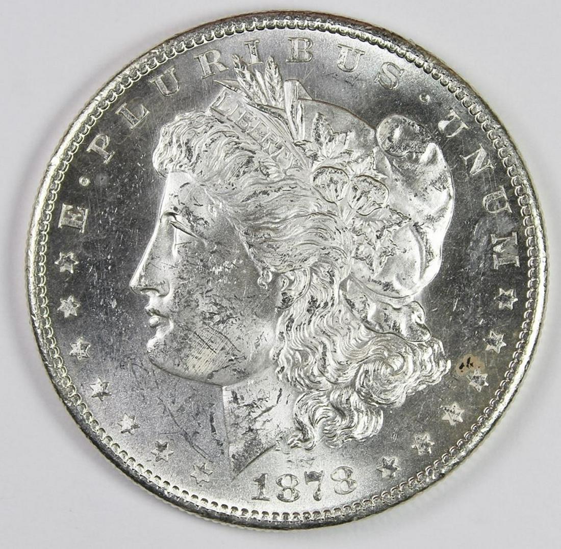 1878-S MORGAN SILVER DOLLAR (1 of 2)