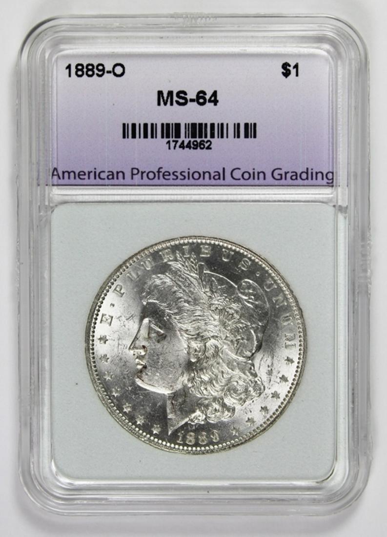 1889-O MORGAN SILVER DOLLAR (1 of 2)