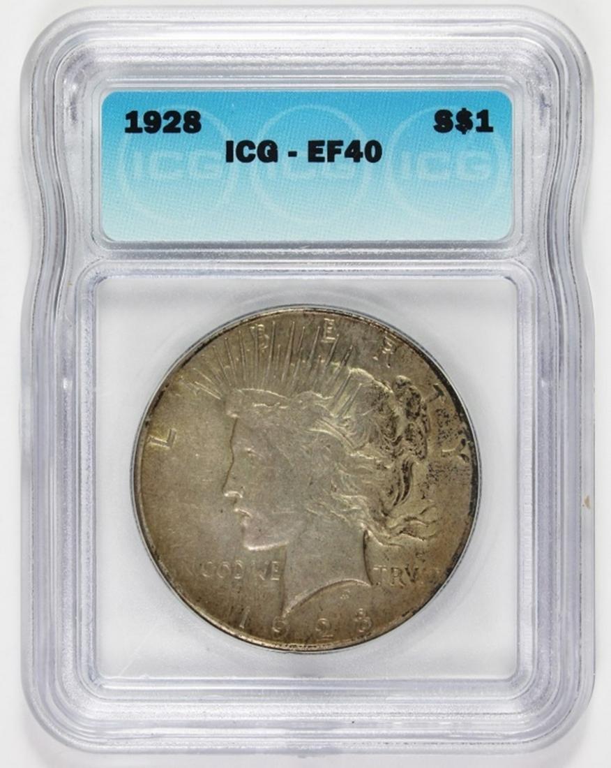 1928 PEACE SILVER DOLLAR (1 of 2)