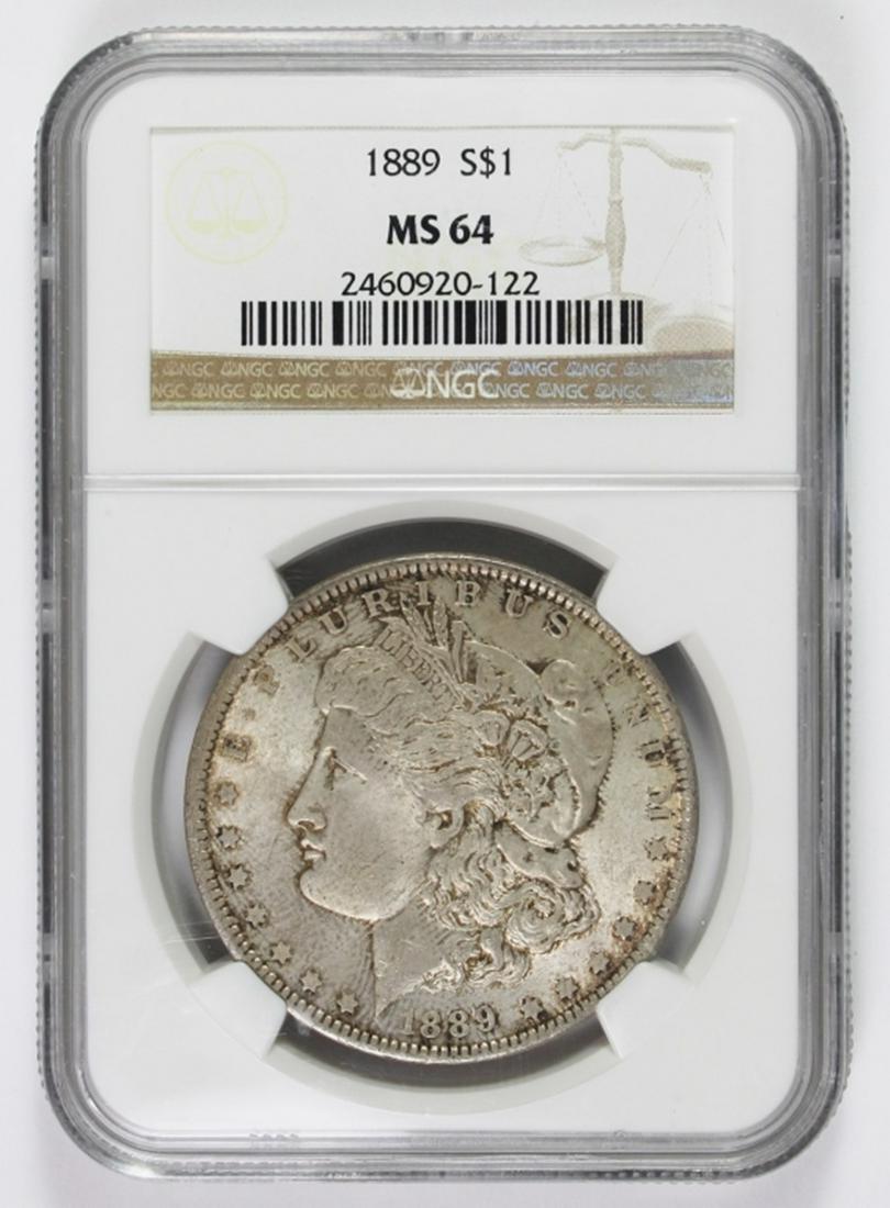 1889 MORGAN SILVER DOLLAR (1 of 2)