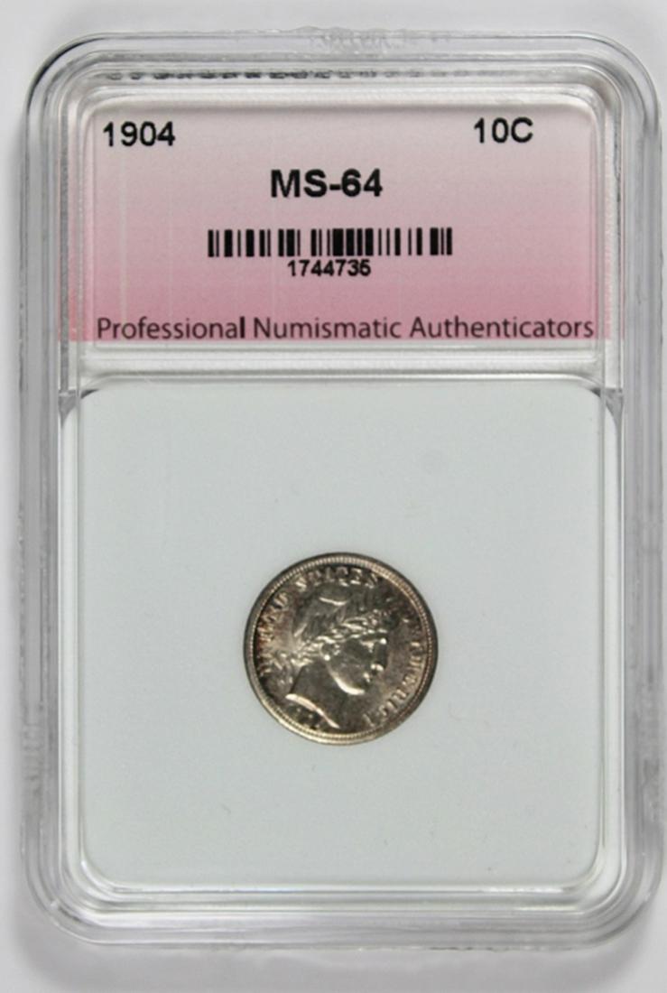 1904 BARBER DIME (1 of 2)