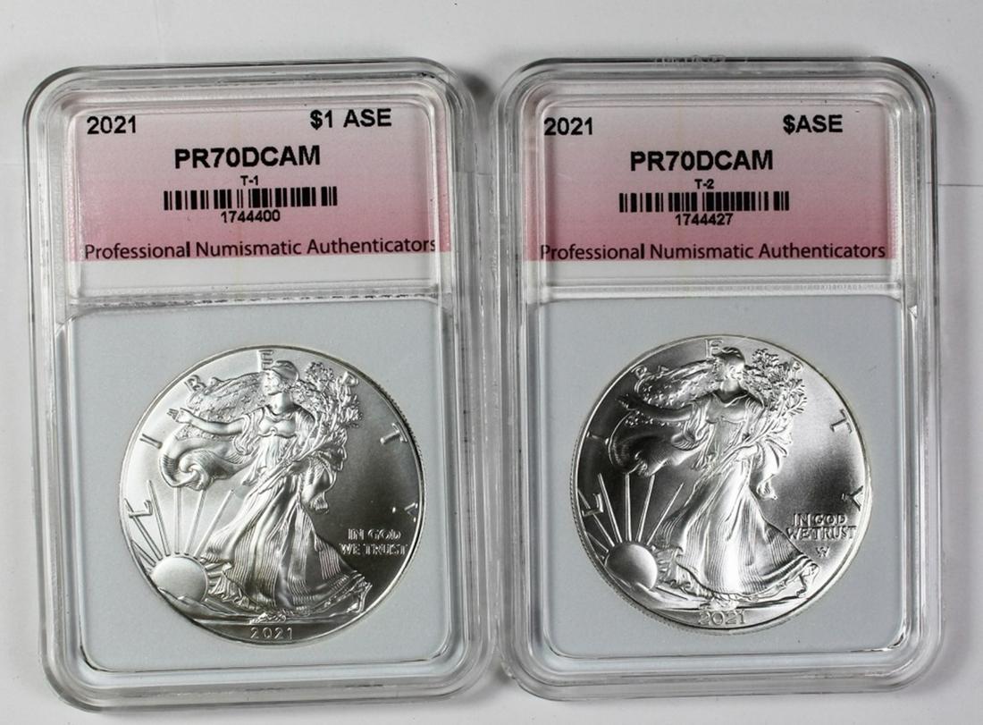 2021 AMERICAN SILVER EAGLE SET (1 of 2)