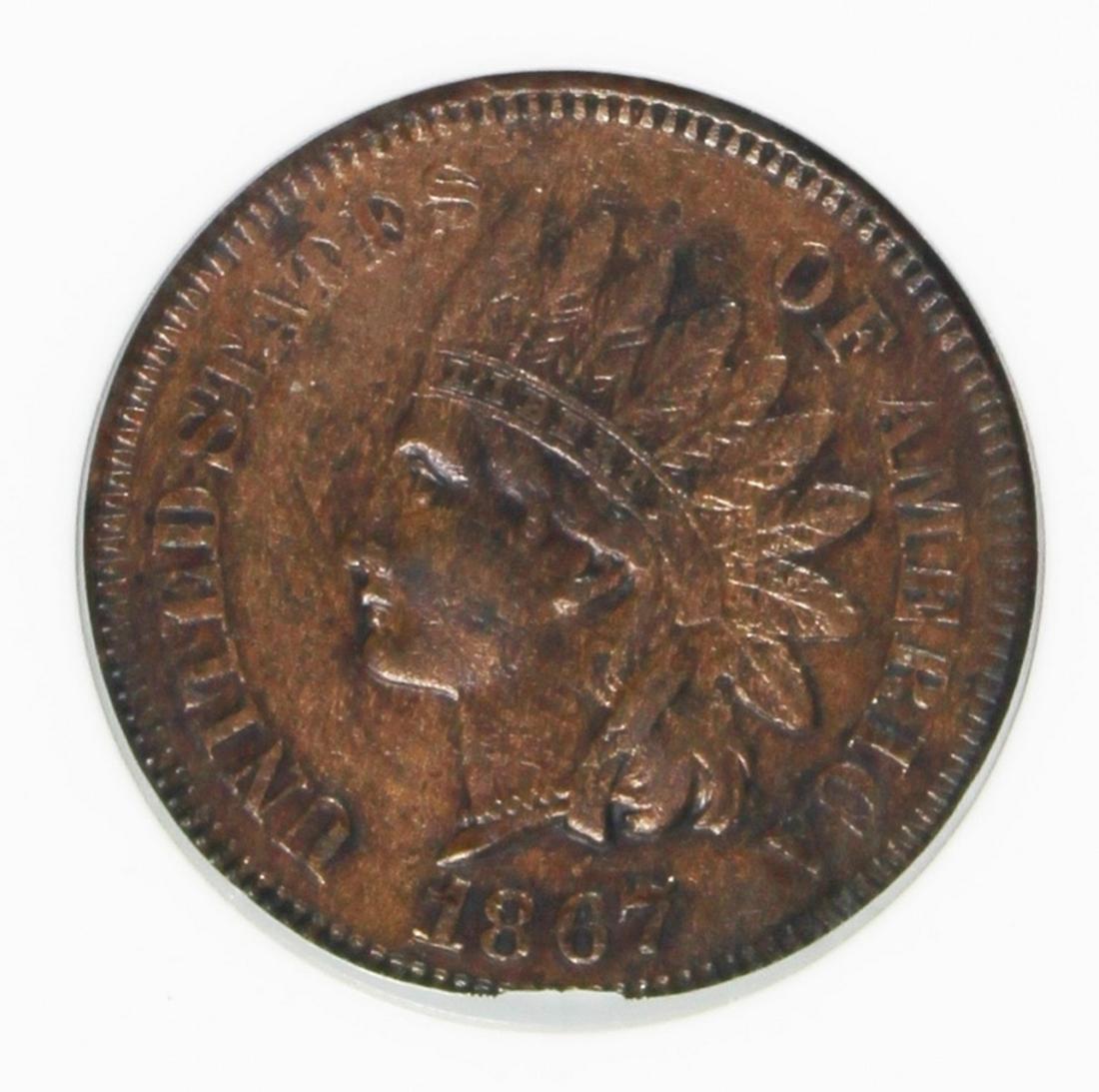 1867 INDIAN CENT (1 of 3)