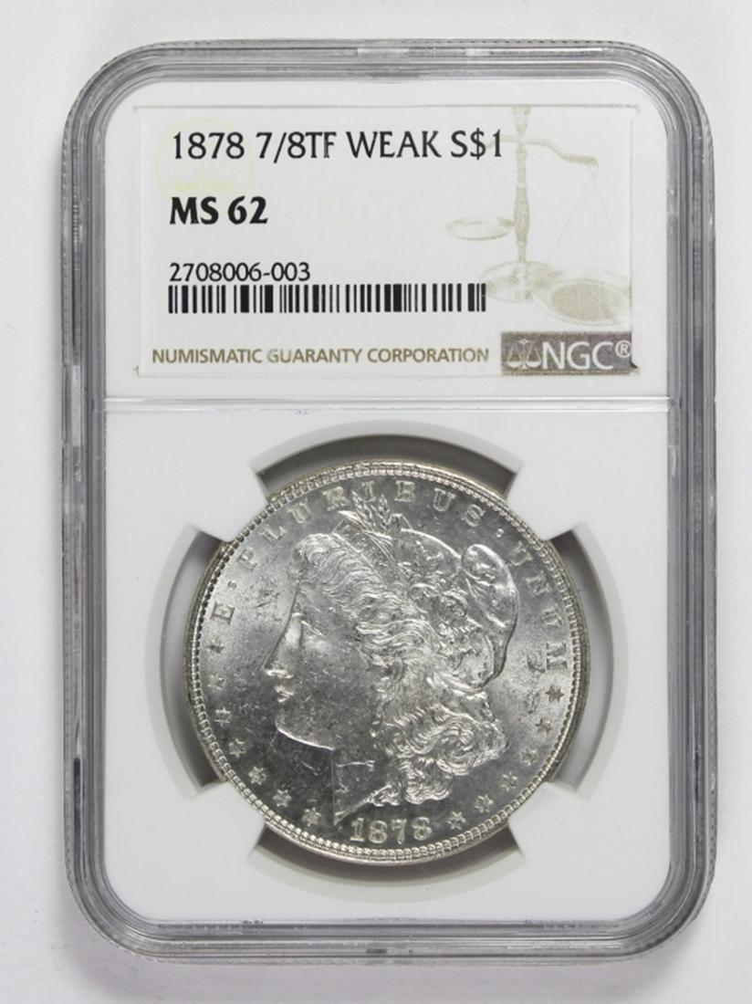 1878 7/8F MORGAN SILVER DOLLAR (1 of 2)