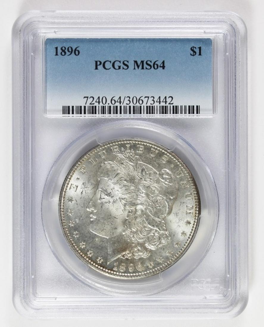 1896 MORGAN SILVER DOLLAR (1 of 2)