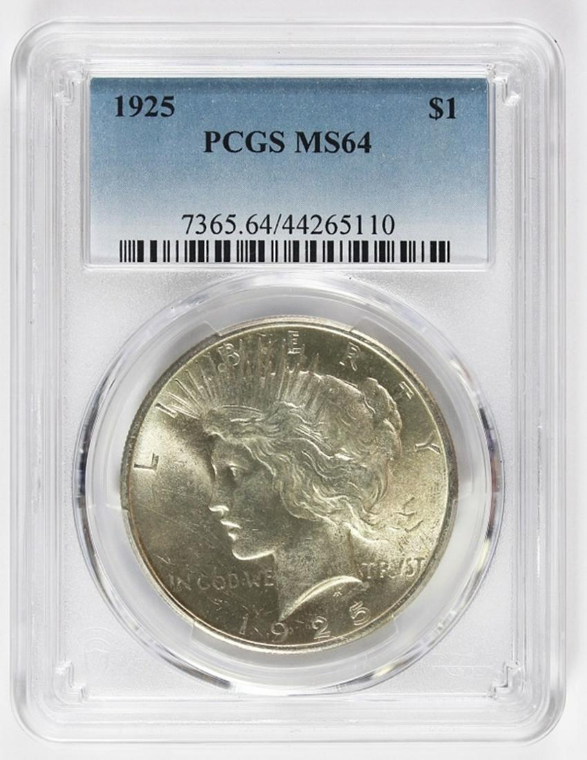 1925 PEACE SILVER DOLLAR (1 of 2)