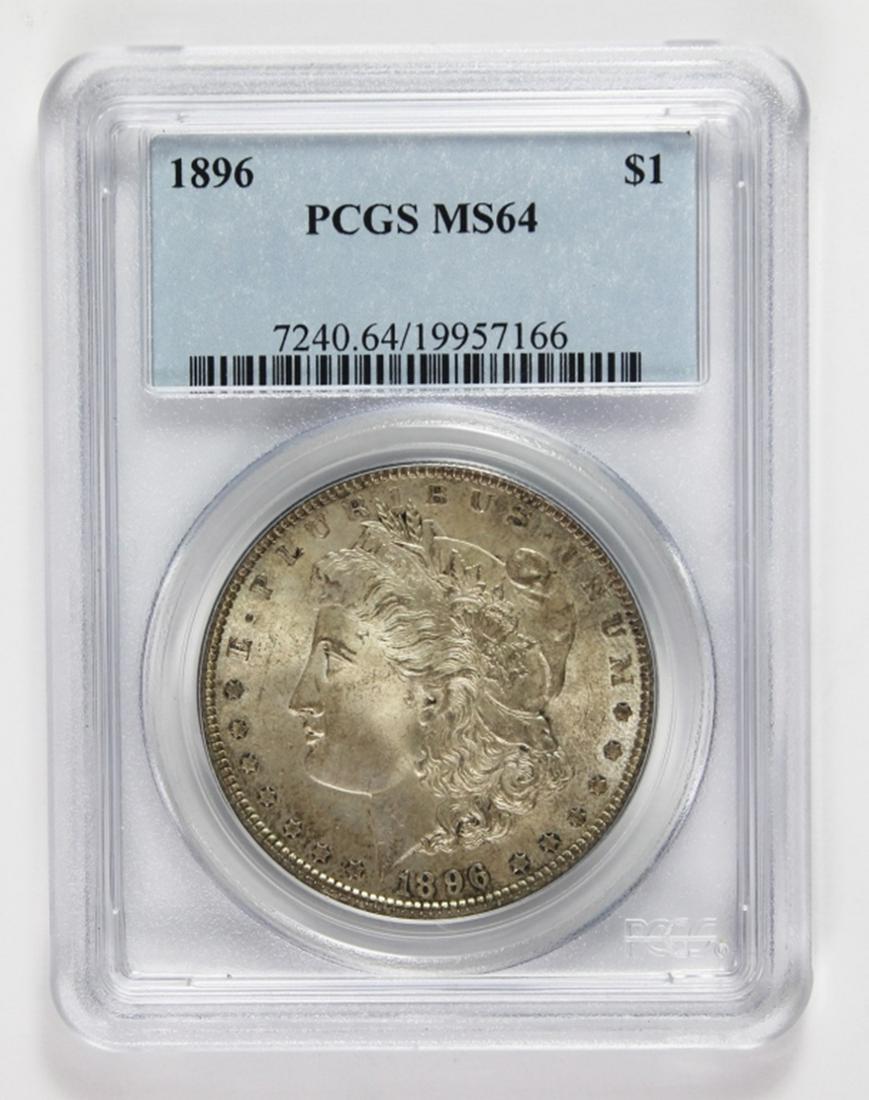 1896 MORGAN SILVER DOLLAR (1 of 2)