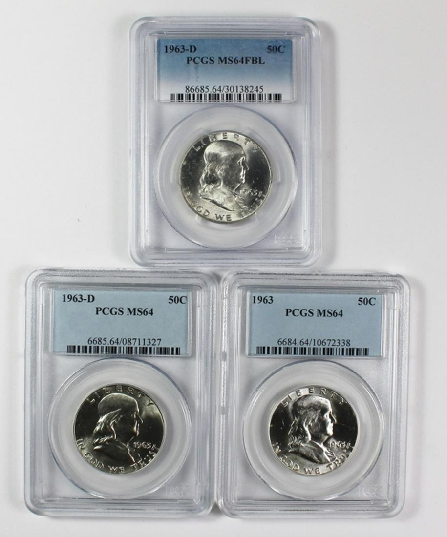 PCGS GRADED FRANKLIN HALF DOLLARS (1 of 1)
