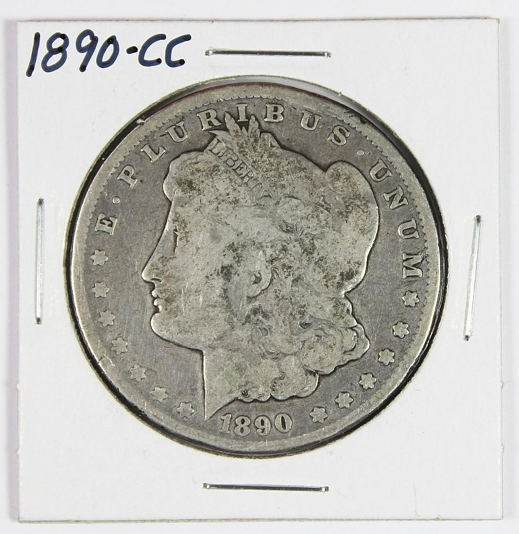 1890-CC MORGAN SILVER DOLLAR (1 of 2)