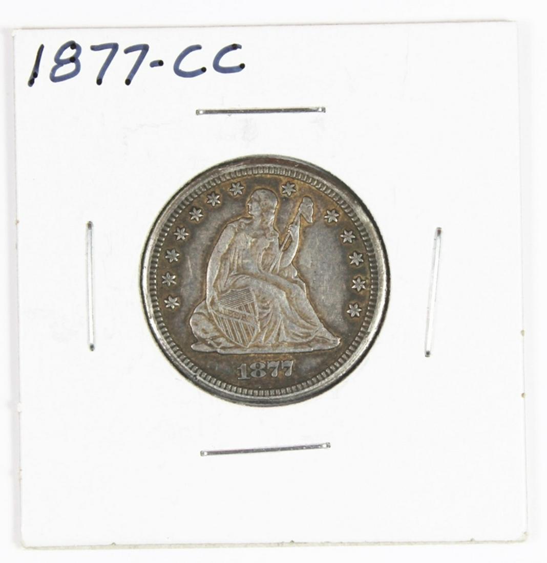 1877-CC SEATED QUARTER (1 of 2)