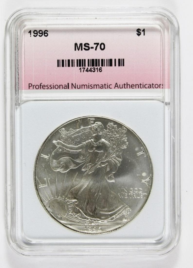 1996 AMERICAN SILVER EAGLE (1 of 2)