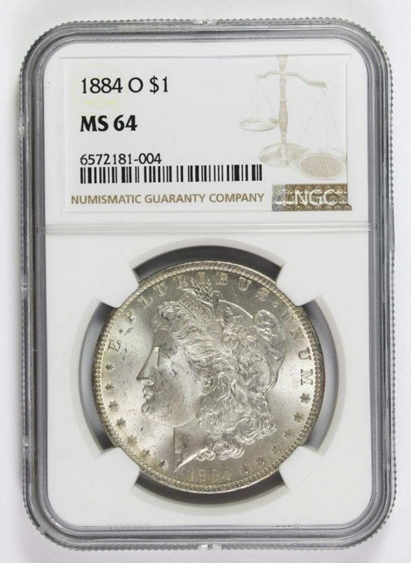 1884-O MORGAN SILVER DOLLAR (1 of 2)