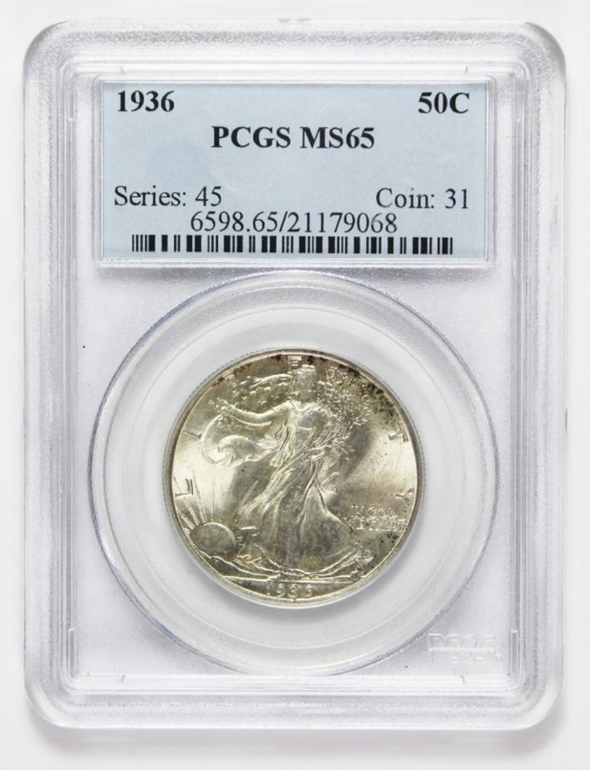 1936 WALKING LIBERTY HALF DOLLAR (1 of 2)
