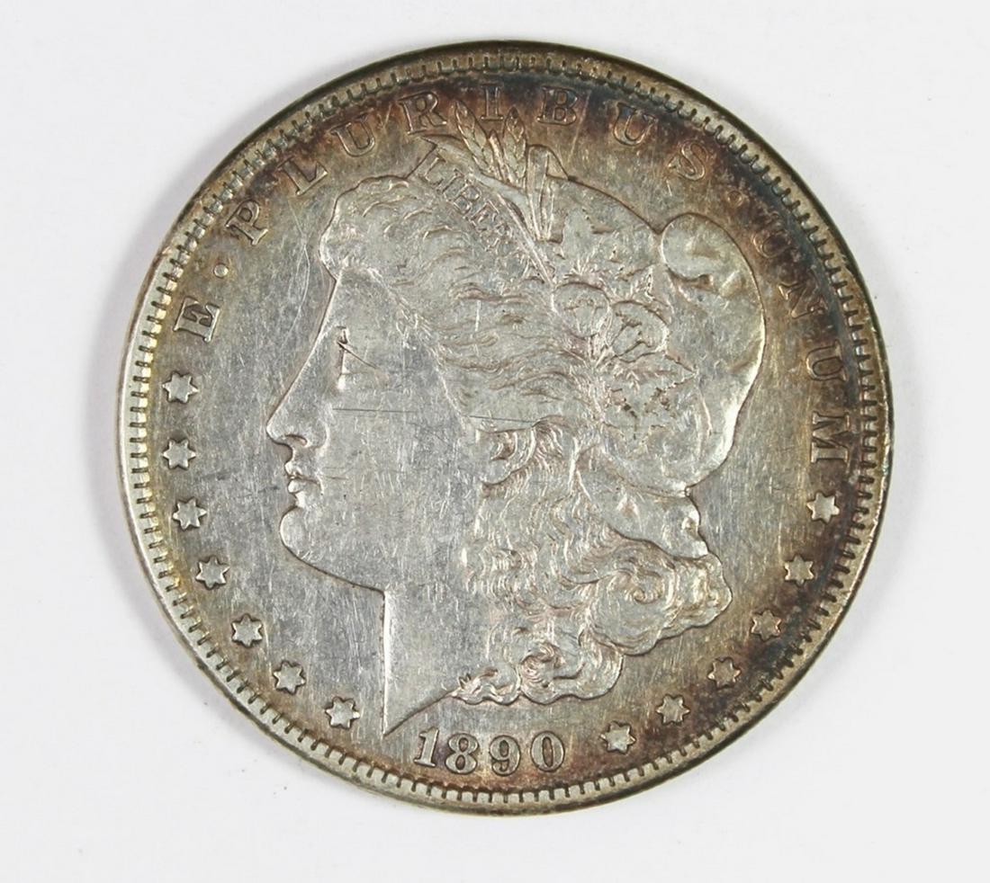 1890-CC MORGAN SILVER DOLLAR (1 of 2)