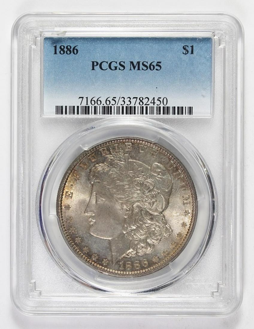 1886 MORGAN SILVER DOLLAR (1 of 2)
