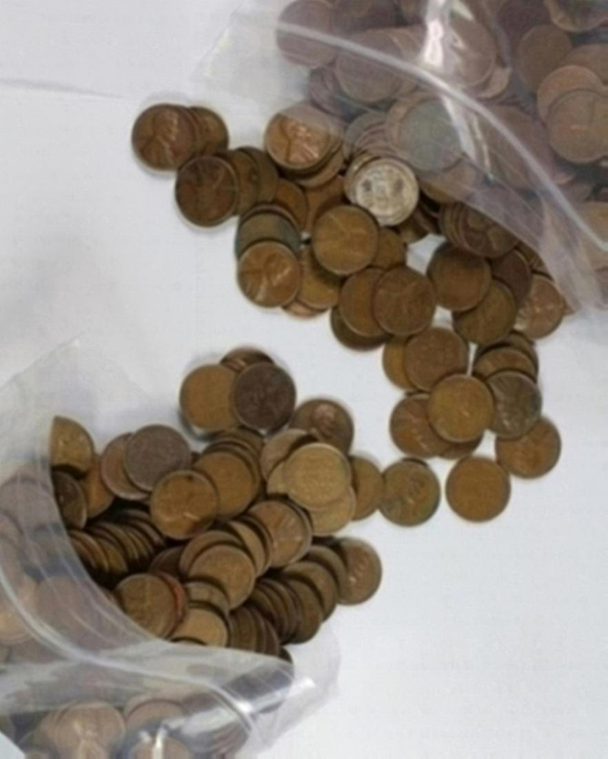 (1500) LINCOLN WHEAT CENTS: GUARANTEED TO CONTAIN ONE OF THESE RANDOMLY THROWN IN KEY & SEMI-KEY CENTS: 1909-S, 1909-S VDB, 1910-S, 1911-S, 1912-S, 1913-S, 1914-D, 1914-S, 1915-S, 1922-D, 1924-D, 1926-S, OR 1931-S. WE ARE THROWI