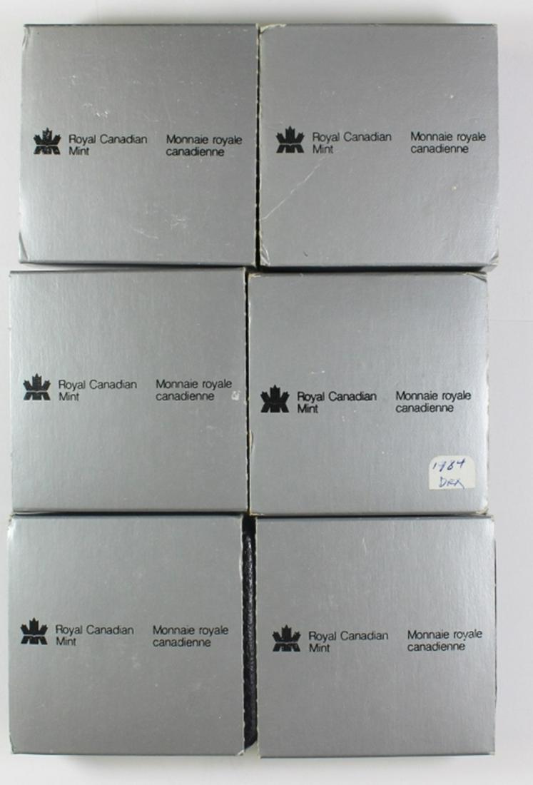 (6) CANADA 50% SILVER DOLLARS (1 of 3)