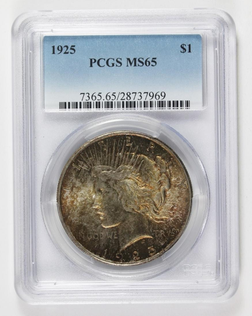 1925 PEACE SILVER DOLLAR (1 of 2)